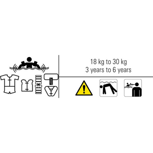 WAIMEA SWIMMING VEST HERO • 3-6 YEARS • 18-30 KG •