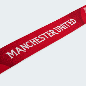 ADIDAS MUFC SCARF MUFRED/TECOBU/WHITE