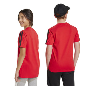 ADIDAS J 3S TEE 160 PURRUB/BLACK