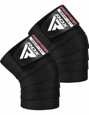 RDX GYM KNEE WRAPS K1 FULL BLACK