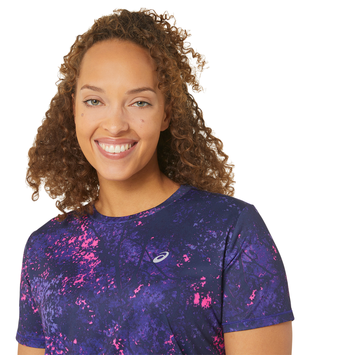 ASICS ALL OVER PRINT SS TOP