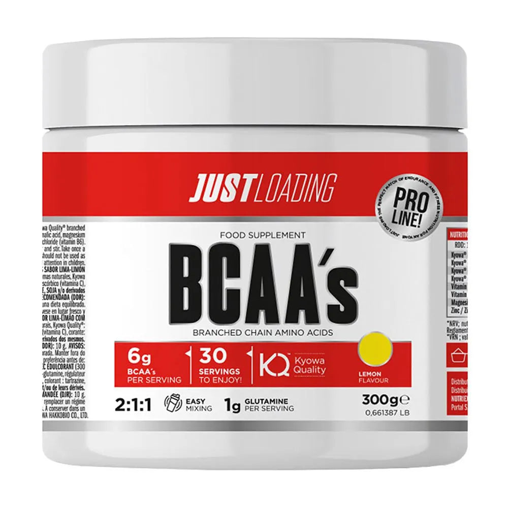 JUST LOADING PLASTIC JAR/300 GR LIME-LEMON BCAA'S (KYOWA)