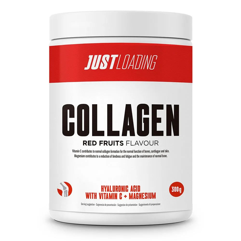 JUST LOADING PLASTIC JAR/300 GR COLLAGEN RED FRUITS