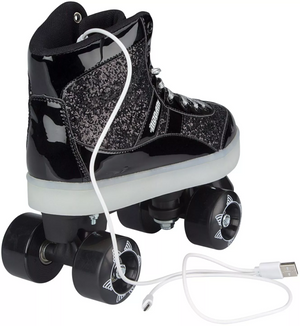 NIJDAM ROLLER SKATES FLASHING ÃƒÂ¢Ã¢â€šÂ¬Ã‚Â¢ GLITTER AND GLAMOUR ÃƒÂ¢Ã¢â€šÂ¬Ã‚Â¢