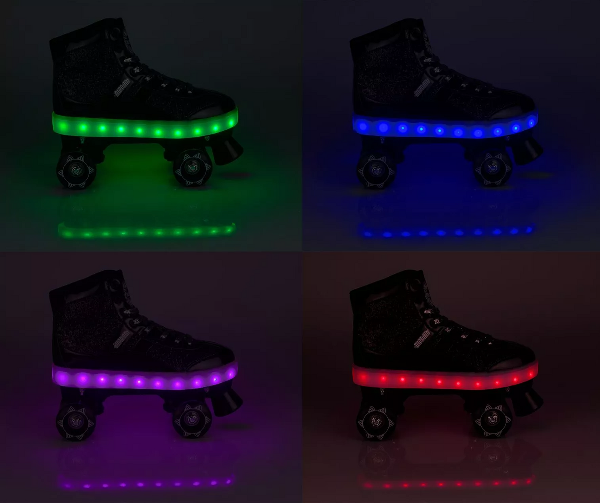 NIJDAM ROLLER SKATES FLASHING ÃƒÂ¢Ã¢â€šÂ¬Ã‚Â¢ GLITTER AND GLAMOUR ÃƒÂ¢Ã¢â€šÂ¬Ã‚Â¢