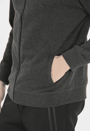 CRUZ PITT M ZIP MELANGE SWEATSHIRT