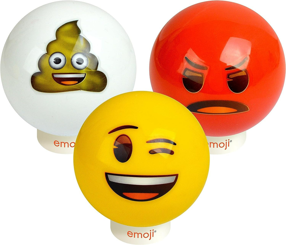 EMOJI 3PK DODGE BALLS