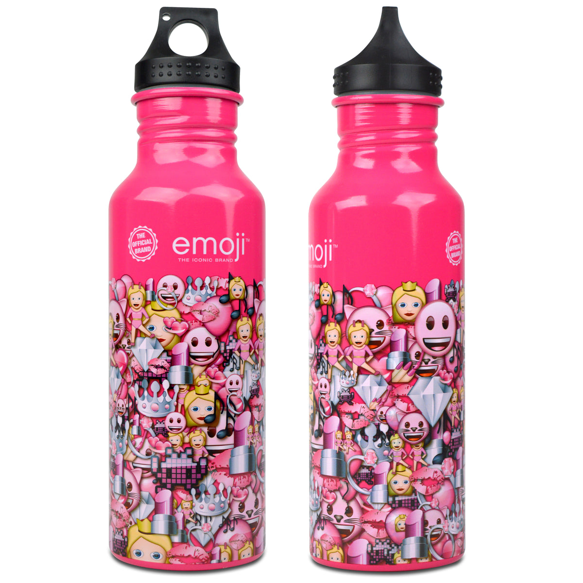 EMOJI WATER BOTTLE PINK