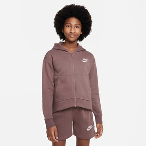 NIKE K NSW CLUB FLC CREW LS HBR