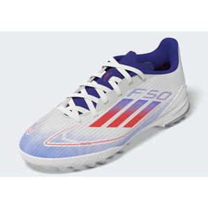 ADIDAS F50 LEAGUE TF J FTWWHT/SOLRED/LUCBLU