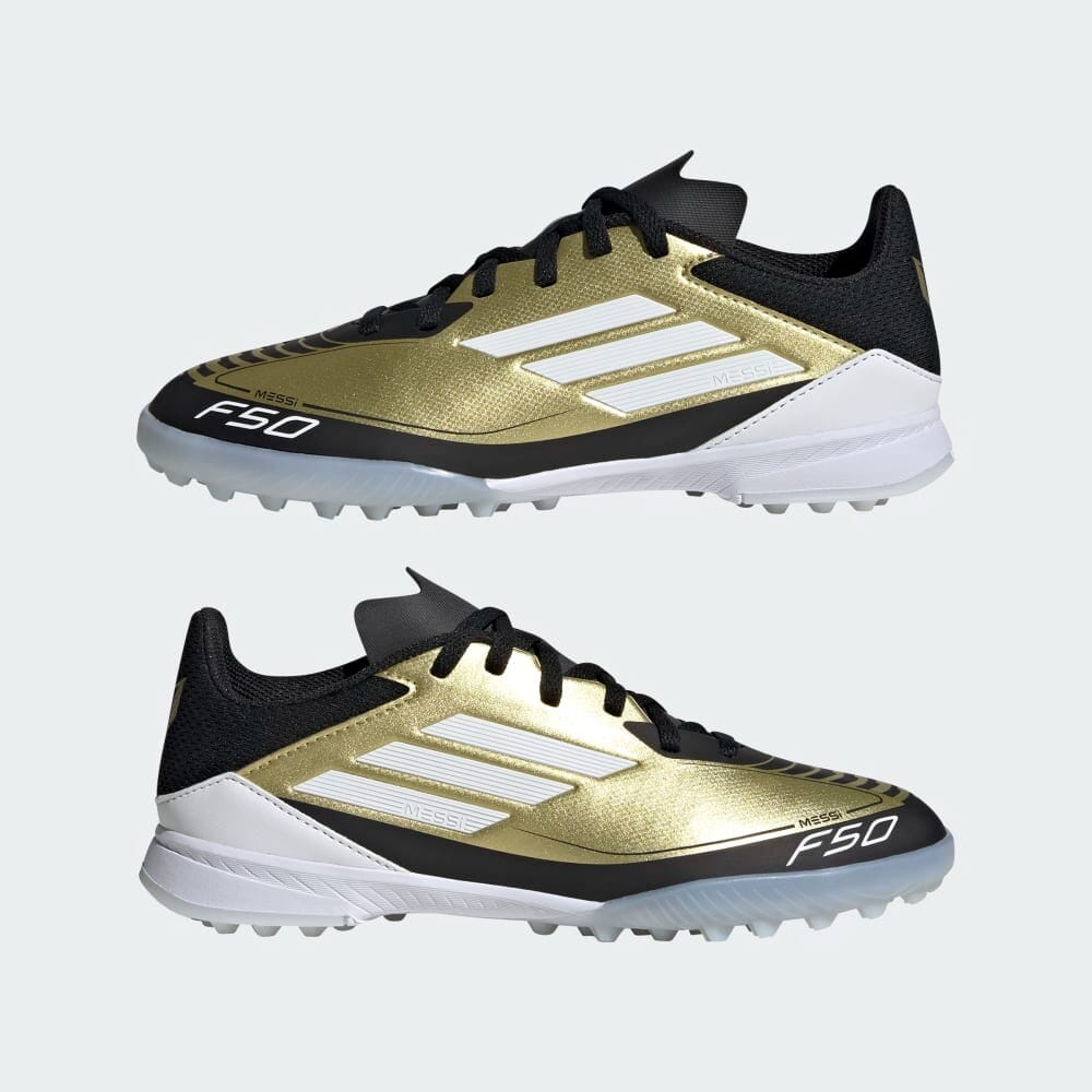 ADIDAS F50 LEAGUE TF J MESSI GOLDMT/FTWWHT/CBLACK