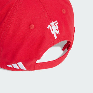 ADIDAS MUFC BB CAP MUFRED/WHITE