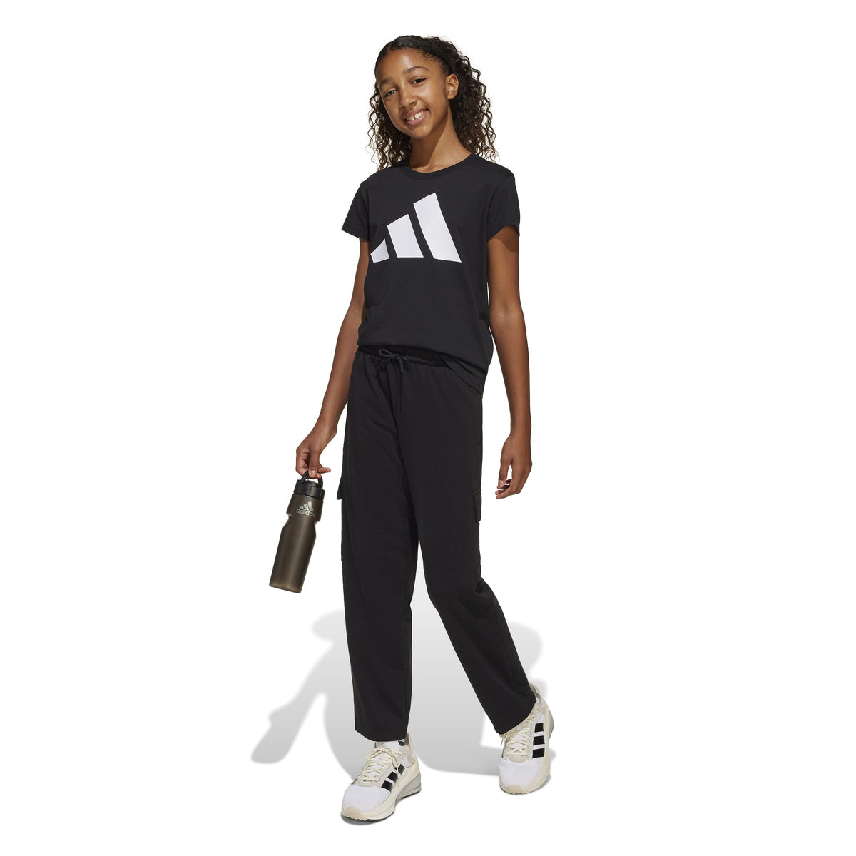 ADIDAS JG LIN FT C PT      BLACK/WHITE