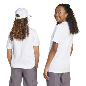 ADIDAS J LIN TEE 160       WHITE/BLACK