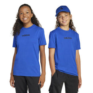 ADIDAS J LIN TEE 160       ROYBLU/BLACK