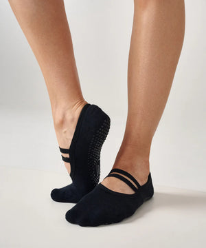 Ballet Non Slip Grip Socks - Classic BlackÂ 