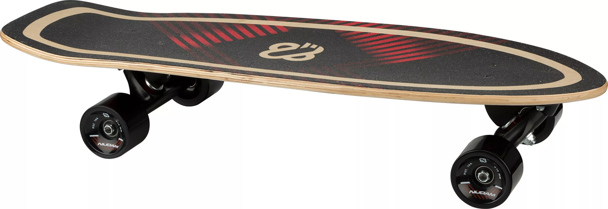 NIJDAM CRUISER LONGBOARD KICK TAIL 32" - WICKER WEAVER