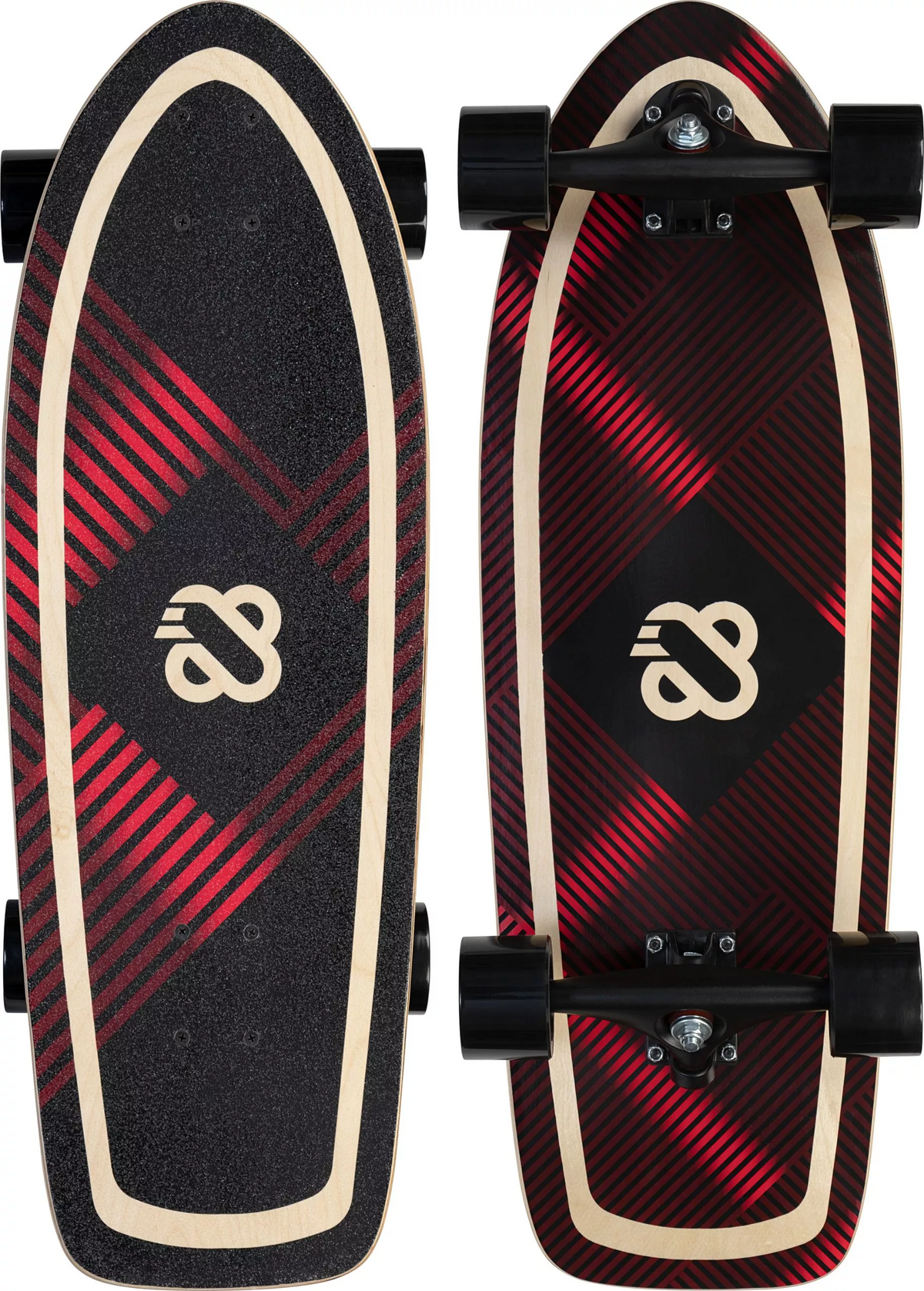 NIJDAM CRUISER LONGBOARD KICK TAIL 32" - WICKER WEAVER