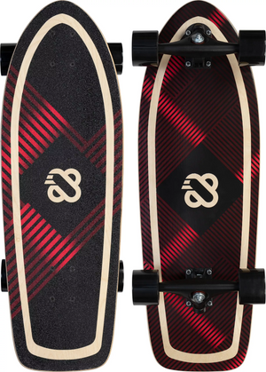 NIJDAM CRUISER LONGBOARD KICK TAIL 32" - WICKER WEAVER