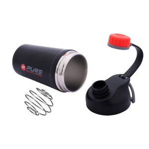 PURE2IMPROVE SHAKER 600ML RED GREY