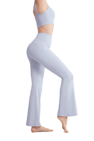 YVETTE RIB FLARED PANT