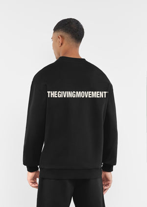 THE GIVING MOVEMENT COTTON OVERSIZED SWEATSHIRT
