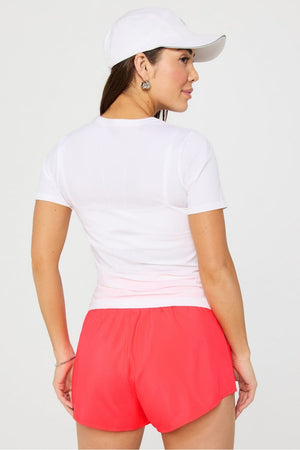 FABLETICS FEATHER TECH+ SHORT-SLEEVE TOP