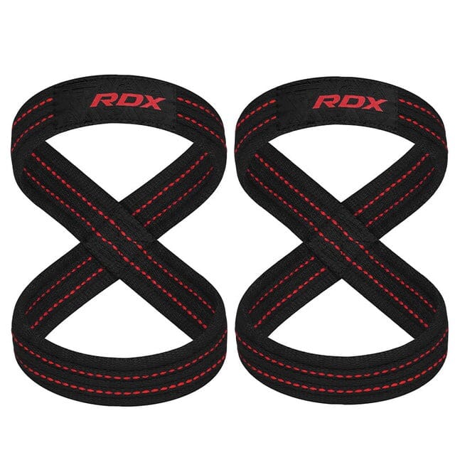 RDX GYM LIFTING COTTON 8 STRAPS GRAY-M