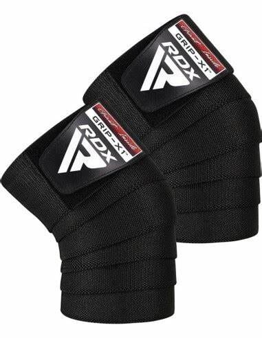 RDX GYM KNEE WRAPS K1 FULL BLACK