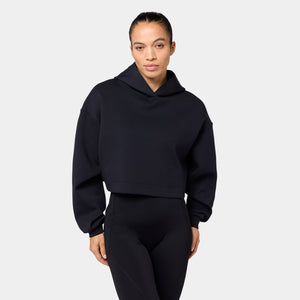 SQUATWOLF OVERSIZED CROP HOODIE