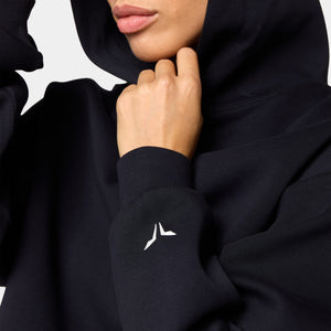 SQUATWOLF OVERSIZED CROP HOODIE