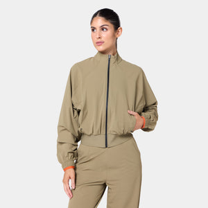 SQUATWOLF WOVEN CROP JACKET