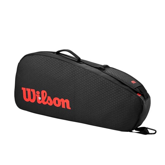 WILSON CLASH V3 3PK RACQUET BAG BLACK/Infrared