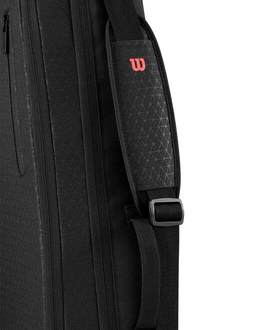WILSON CLASH V3 3PK RACQUET BAG BLACK/Infrared