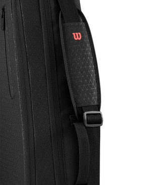 WILSON CLASH V3 3PK RACQUET BAG BLACK/Infrared