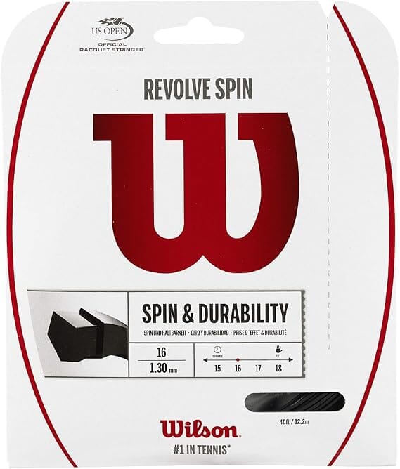 WILSON REVOLVE SPIN 16 SET BK