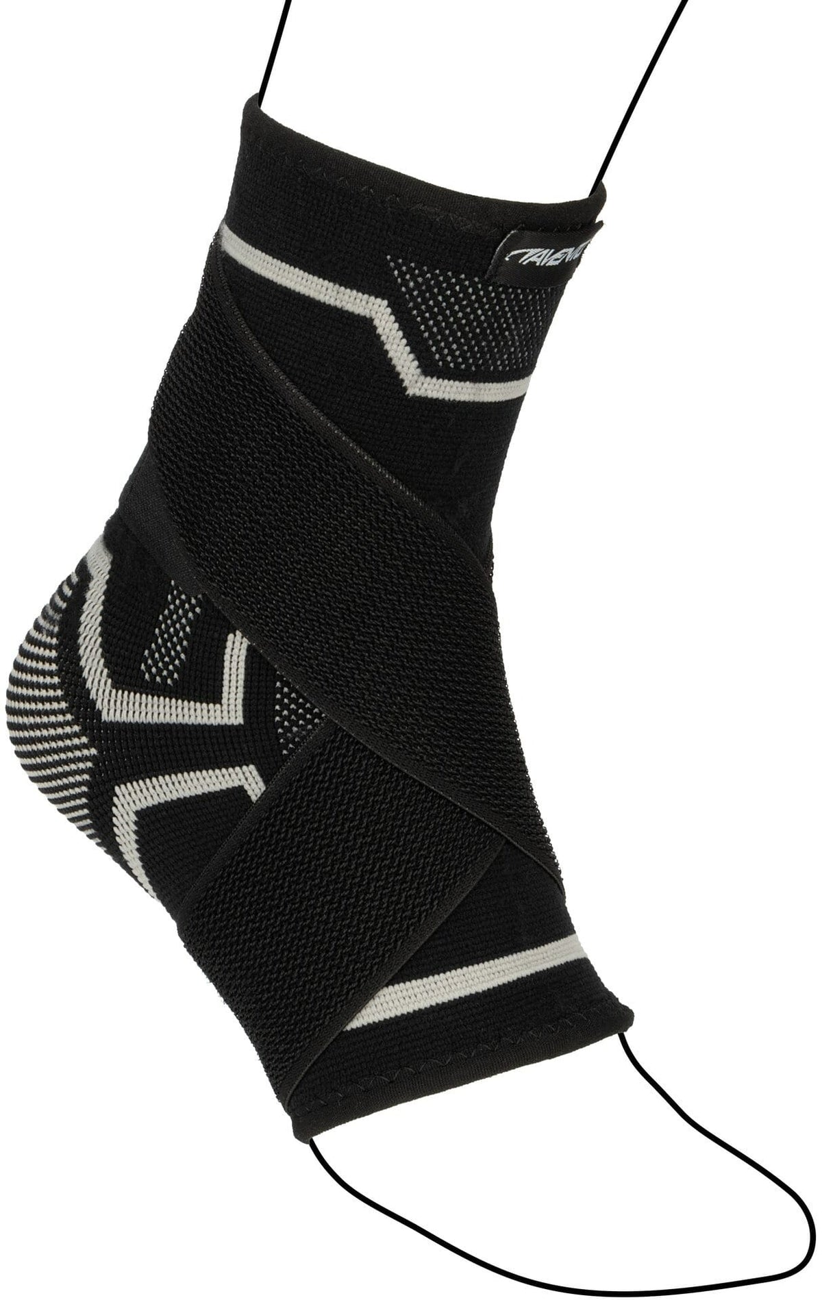 AVENTO ANKLE COMPRESSION SUPPORT WITH ELASTIC STRAP