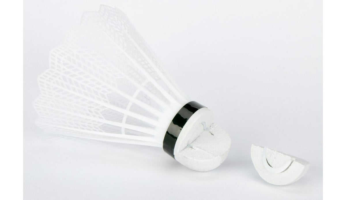 AVENTO 5 BADMINTON SHUTTLES WHITE