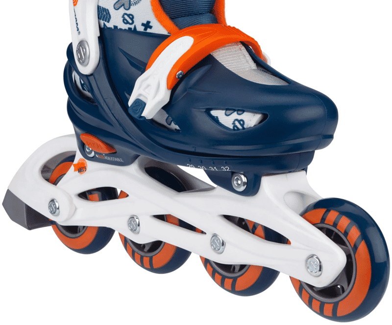 NIJDAM INLINE SKATES ADJUSTABLE - TRAFFIC RACER