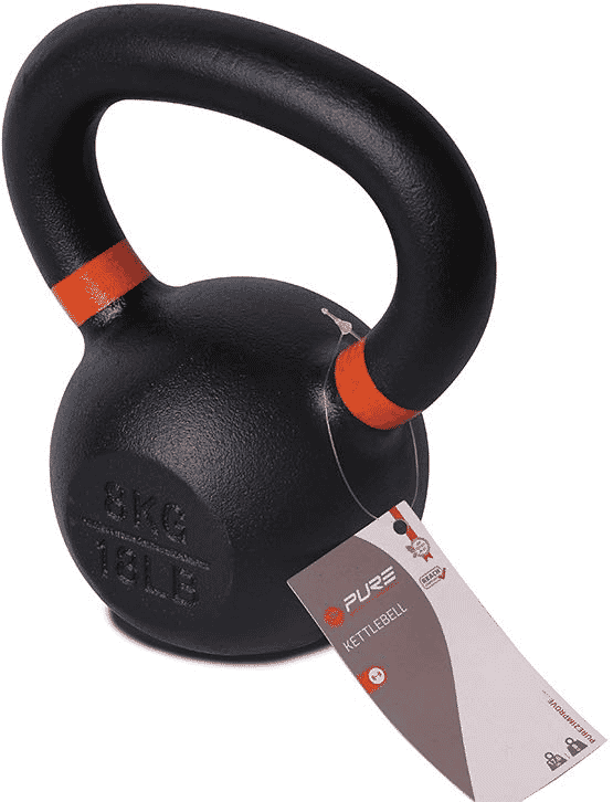 PURE2IMPROVE CAST IRON KETTLEBELL 8KG