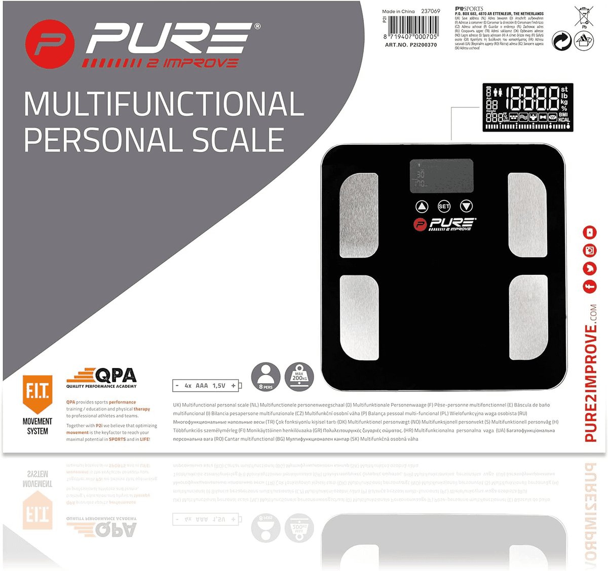 PURE2IMPROVE SMART SCALE